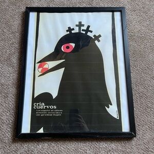 Original 1977 Cria Cuervos Cuban Film Poster